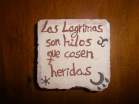 PISAPAPELES "Las lagrimas..."